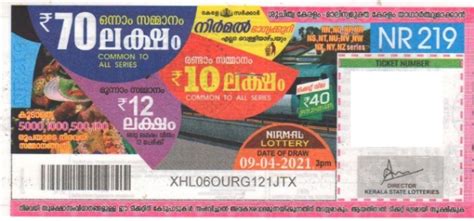 Nirmal Weekly Lottery NR.